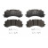 Brake Pad Set, disc brake 13.0460-5692.2 ATE