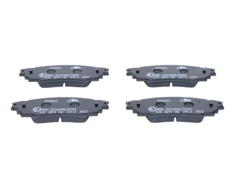 Brake Pad Set, disc brake 13.0460-5693.2 ATE, Image 2