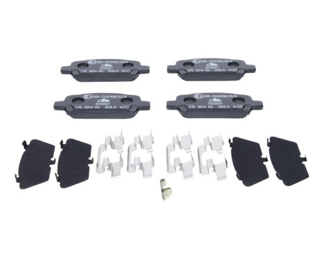 Brake Pad Set, disc brake 13.0460-5697.2 ATE, Image 2