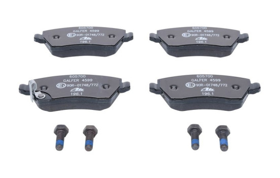 Brake Pad Set, disc brake 13.0460-5700.2 ATE, Image 3