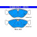 Brake Pad Set, disc brake 13.0460-5703.2 ATE