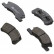 Brake Pad Set, disc brake 13.0460-5709.2 ATE