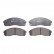 Brake Pad Set, disc brake 13.0460-5725.2 ATE