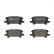 Brake Pad Set, disc brake 13.0460-5734.2 ATE