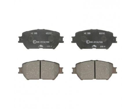 Brake Pad Set, disc brake 13.0460-5743.2 ATE