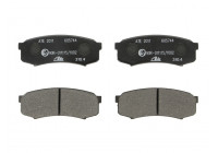 Brake Pad Set, disc brake 13.0460-5744.2 ATE