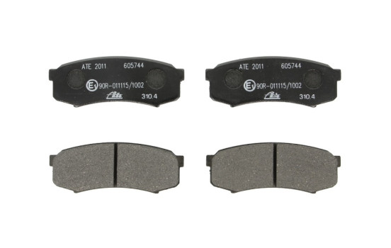 Brake Pad Set, disc brake 13.0460-5744.2 ATE