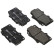 Brake Pad Set, disc brake 13.0460-5745.2 ATE