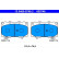 Brake Pad Set, disc brake 13.0460-5746.2 ATE, Thumbnail 2