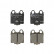 Brake Pad Set, disc brake 13.0460-5748.2 ATE