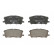 Brake Pad Set, disc brake 13.0460-5750.2 ATE