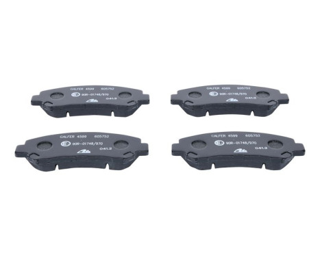 Brake Pad Set, disc brake 13.0460-5752.2 ATE, Image 3