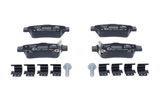 Brake Pad Set, disc brake 13.0460-5754.2 ATE, Image 3