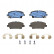 Brake Pad Set, disc brake 13.0460-5756.2 ATE