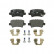 Brake Pad Set, disc brake 13.0460-5757.2 ATE