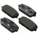 Brake Pad Set, disc brake 13.0460-5762.2 ATE