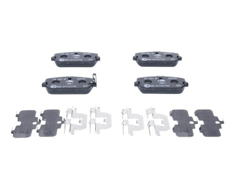 Brake Pad Set, disc brake 13.0460-5762.2 ATE, Image 3