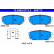 Brake Pad Set, disc brake 13.0460-5773.2 ATE, Thumbnail 2