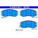 Brake Pad Set, disc brake 13.0460-5785.2 ATE