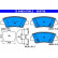 Brake Pad Set, disc brake 13.0460-5786.2 ATE