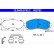 Brake Pad Set, disc brake 13.0460-5793.2 ATE, Thumbnail 2