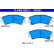 Brake Pad Set, disc brake 13.0460-5803.2 ATE