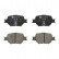 Brake Pad Set, disc brake 13.0460-5817.2 ATE