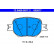 Brake Pad Set, disc brake 13.0460-5817.2 ATE, Thumbnail 2