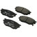 Brake Pad Set, disc brake 13.0460-5822.2 ATE