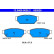 Brake Pad Set, disc brake 13.0460-5826.2 ATE