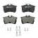 Brake Pad Set, disc brake 13.0460-5827.2 ATE