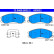 Brake Pad Set, disc brake 13.0460-5832.2 ATE