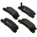 Brake Pad Set, disc brake 13.0460-5835.2 ATE