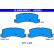 Brake Pad Set, disc brake 13.0460-5840.2 ATE