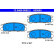 Brake Pad Set, disc brake 13.0460-5850.2 ATE