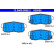 Brake Pad Set, disc brake 13.0460-5856.2 ATE