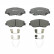 Brake Pad Set, disc brake 13.0460-5860.2 ATE