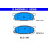 Brake Pad Set, disc brake 13.0460-5866.2 ATE