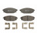 Brake Pad Set, disc brake 13.0460-5885.2 ATE