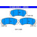 Brake Pad Set, disc brake 13.0460-5926.2 ATE