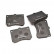 Brake Pad Set, disc brake 13.0460-5974.2 ATE