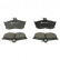 Brake Pad Set, disc brake 13.0460-5987.2 ATE