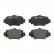 Brake Pad Set, disc brake 13.0460-5989.2 ATE