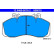 Brake Pad Set, disc brake 13.0460-6015.2 ATE