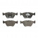 Brake Pad Set, disc brake 13.0460-6033.2 ATE