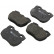 Brake Pad Set, disc brake 13.0460-6922.2 ATE