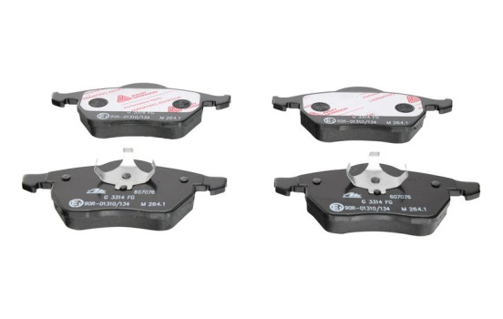 Brake Pad Set, disc brake 13.0460-7076.2 ATE, Image 3
