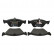 Brake Pad Set, disc brake 13.0460-7080.2 ATE
