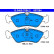 Brake Pad Set, disc brake 13.0460-7084.2 ATE