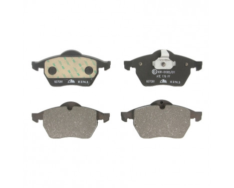 Brake Pad Set, disc brake 13.0460-7091.2 ATE